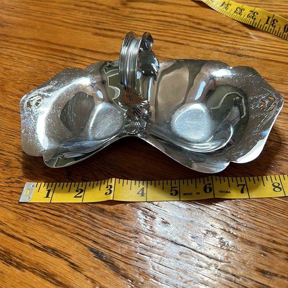 Continental Chrome 3054 MCM style nut/mint dish.  Sone smudges/scratches. - Picture 7 of 9